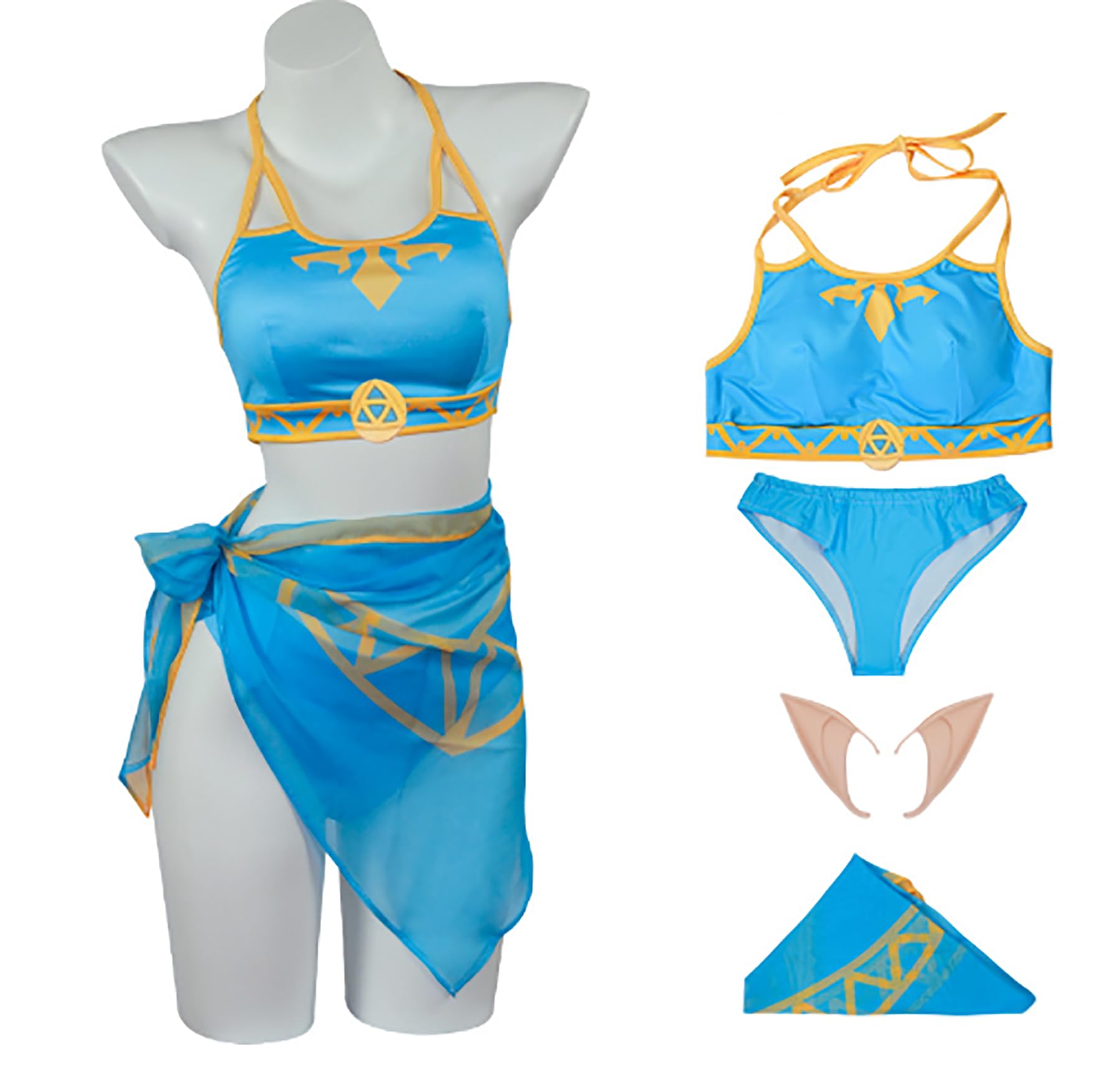 Amazon.co.jp: [mvivm] 【スイカ コス 】ゼルダ姫 (Zelda) 水着